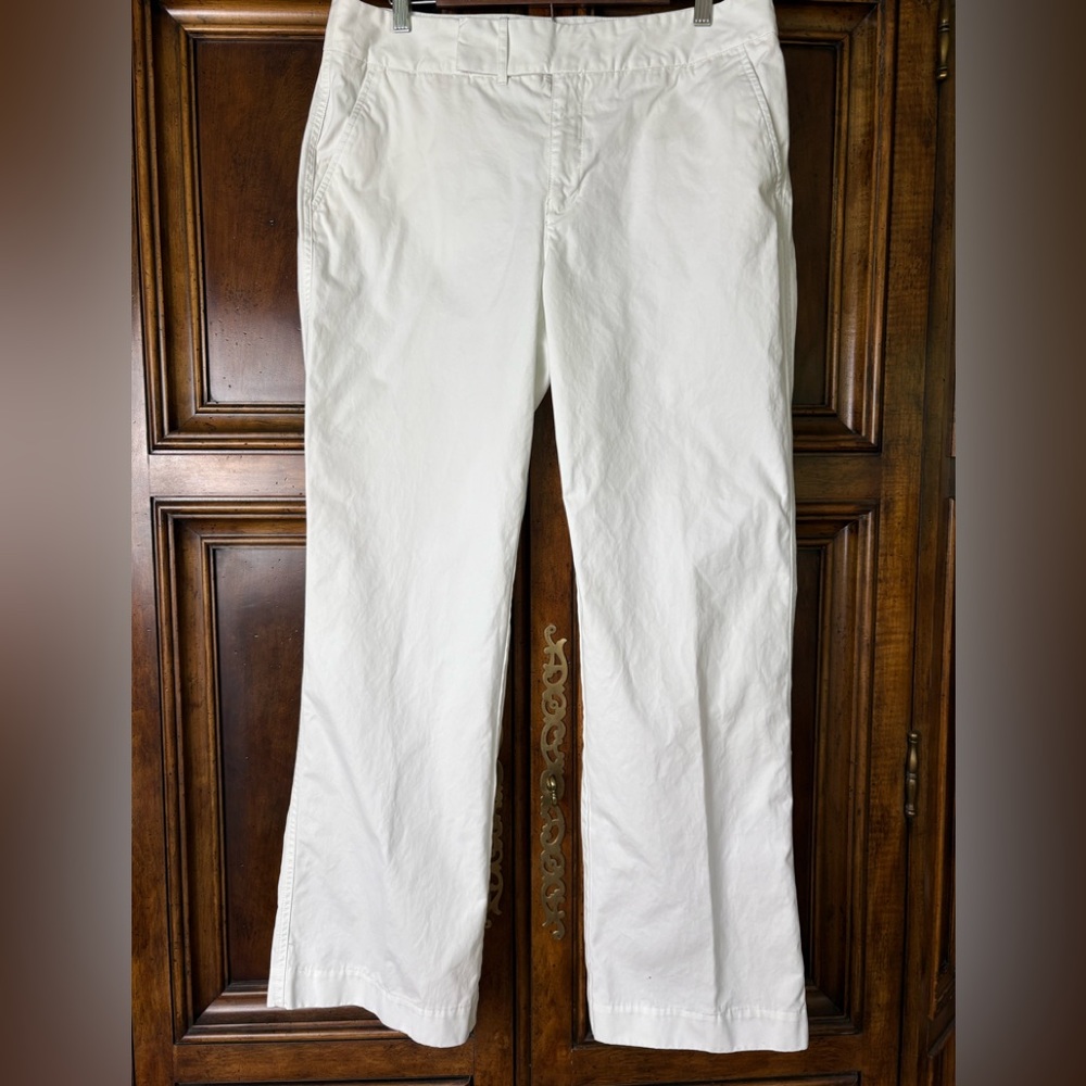 Eddie Bauer White Straight Leg Pants